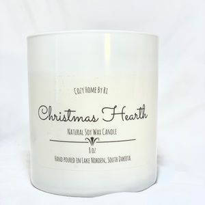 Christmas Hearth All Natural Soy Wax 8 oz Candle